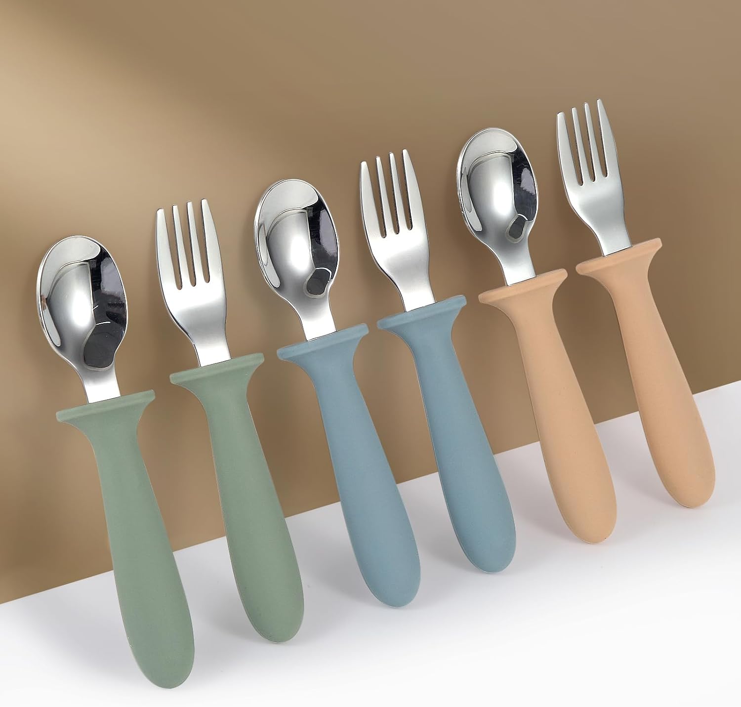 Adjustable Toddler Utensils 6-Piece Set