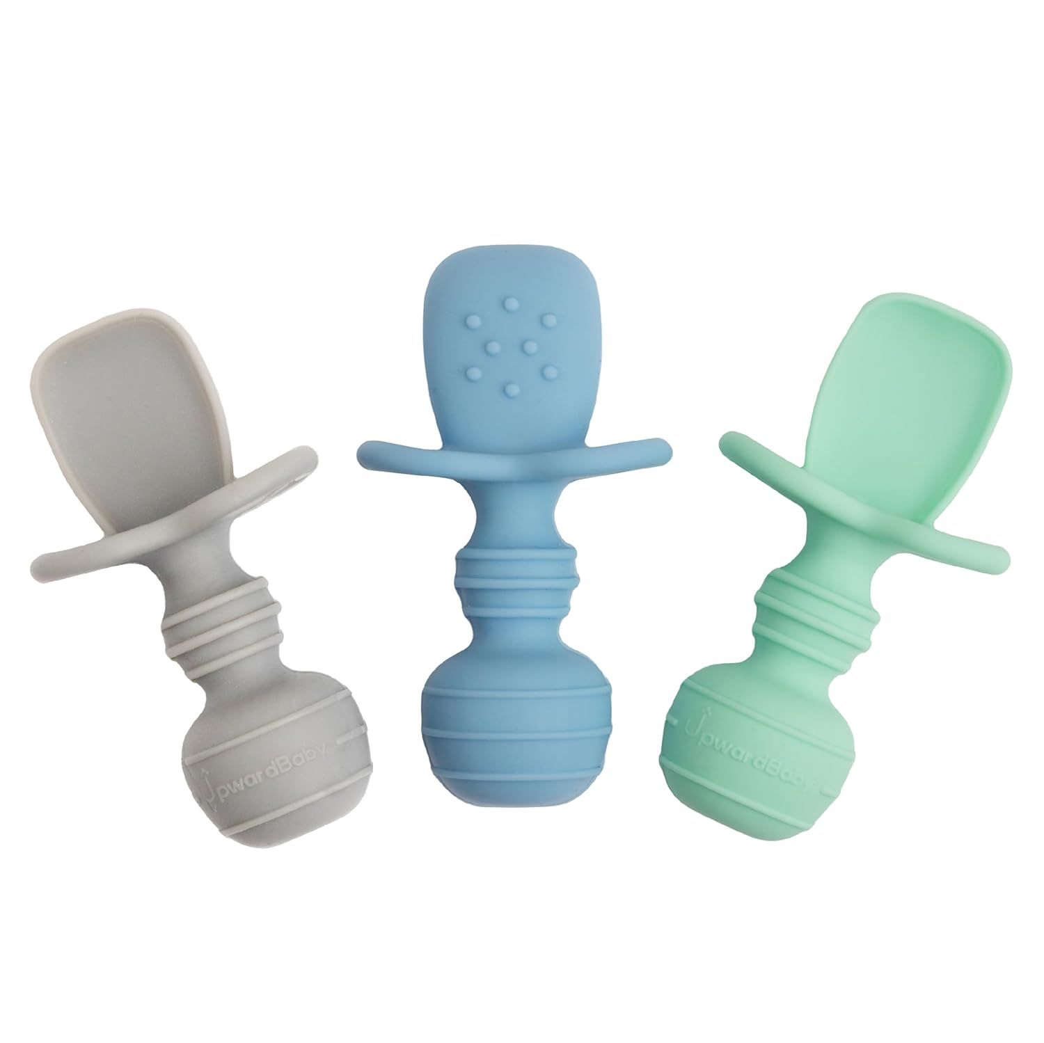 BPA-Free Silicone Baby Spoons for Self-Feeding 4 Months