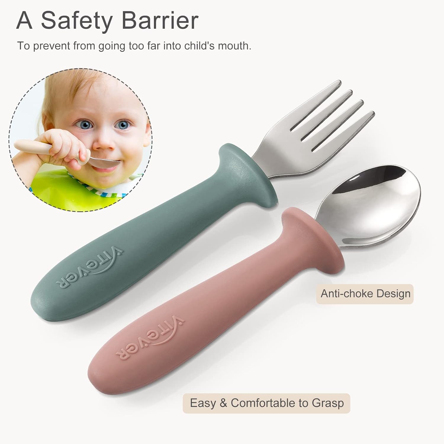 6-Piece Toddler Utensils Set for Preschoolers