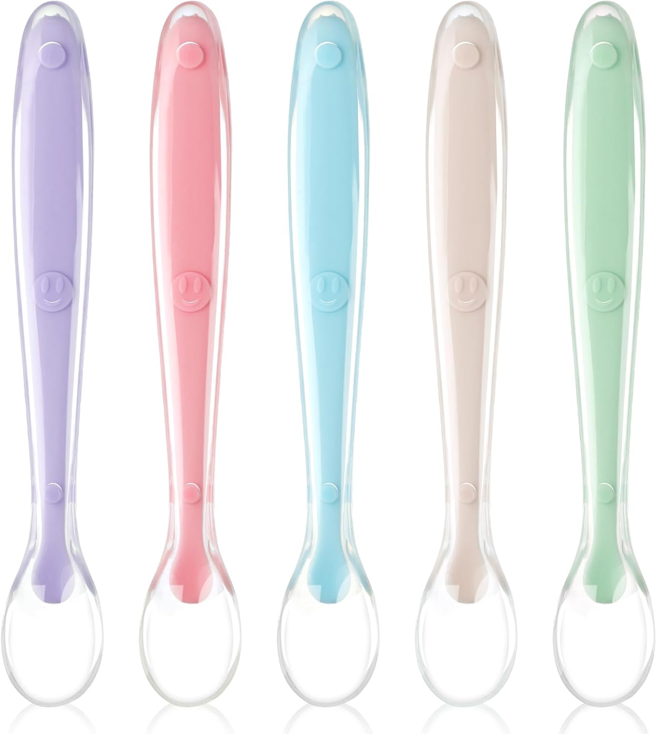 Vicloon Baby Silicone Spoons for 4-6 Month
