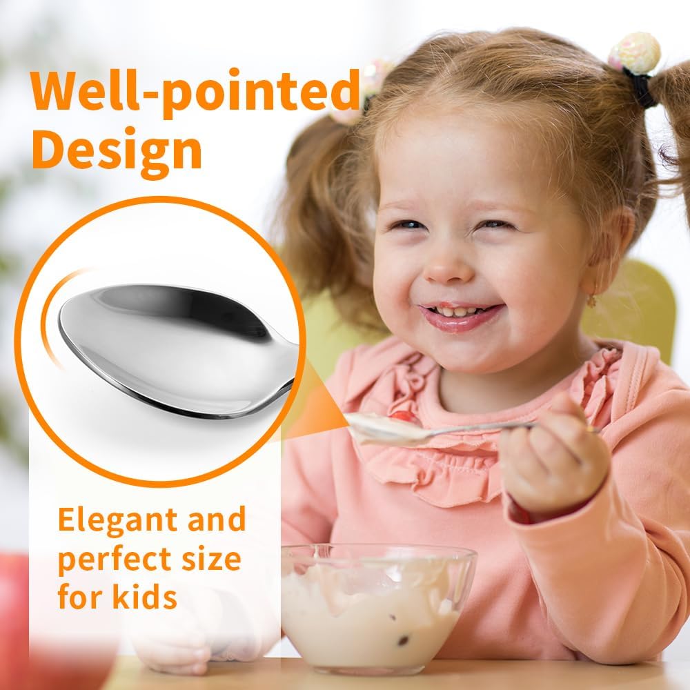 FUNNUO Toddler Spoons and Forks Set