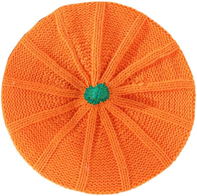 Perfect Halloween pumpkin Beret for Kids