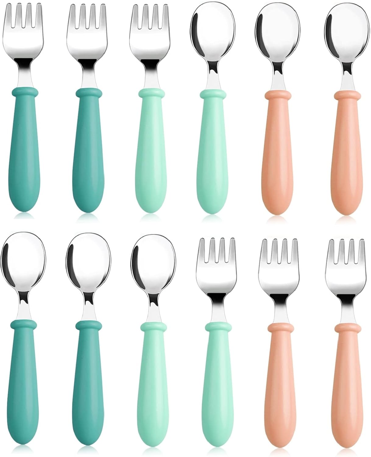 Sturdy 12-Piece Toddler Flatware Set
