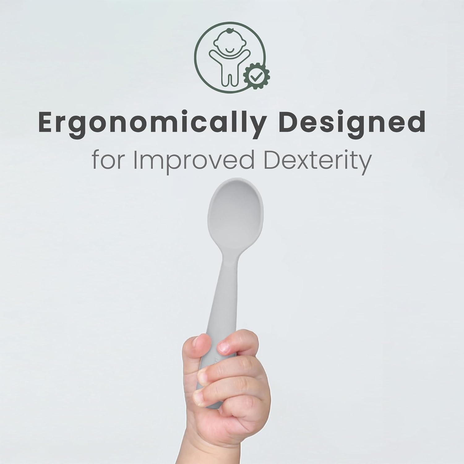 Perfect Baby Spoon Set with Silicone