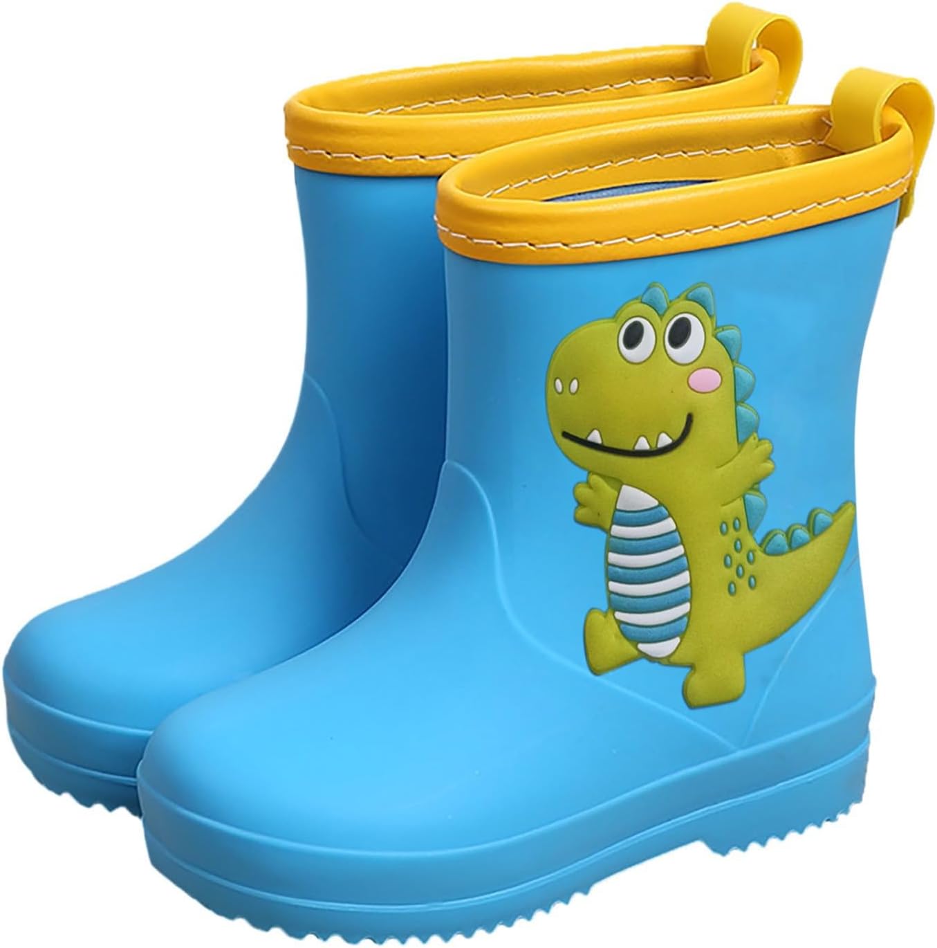 Durable Style Dinosaur Rain Boots for Kids Toddlers