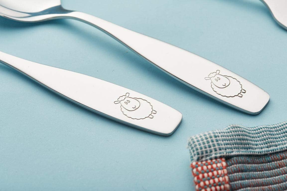 Annova Kids Flatware Set 12-Spoon Stainless Steel for Kids