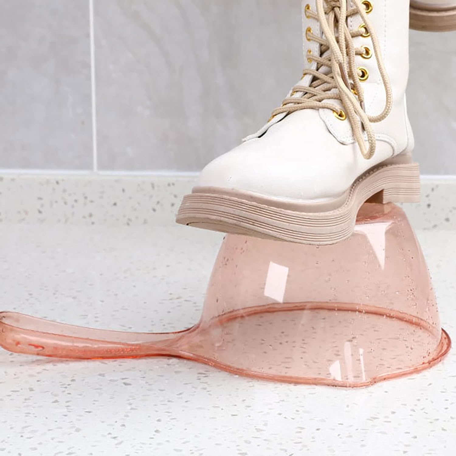 Thick Durable Pink Water Scoop