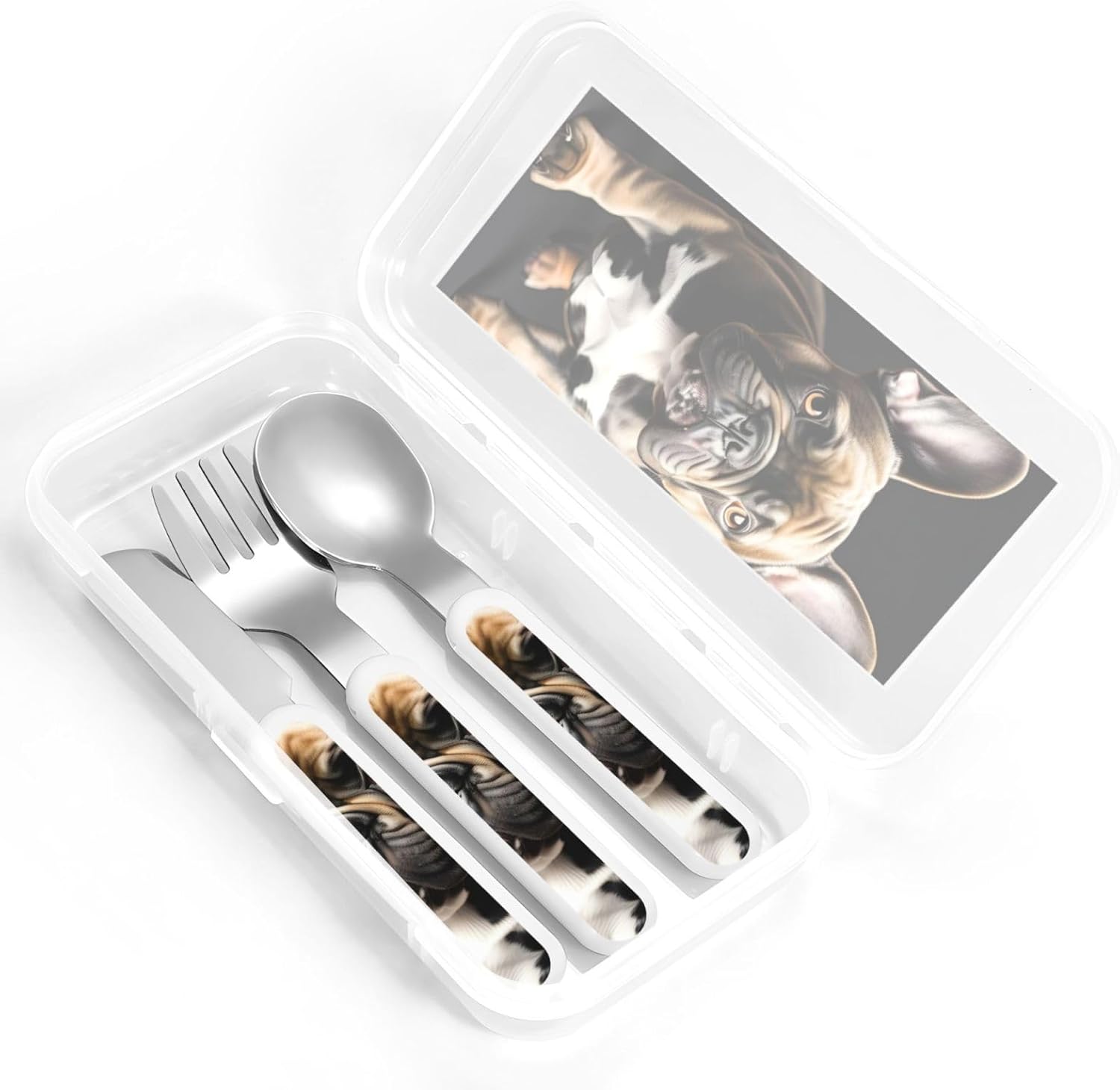 Sturdy Flatware Set with Travel Case for Formal Events