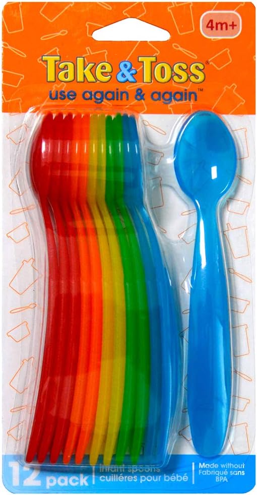 First Years Take Toss 12-Piece Learned Spoon Set