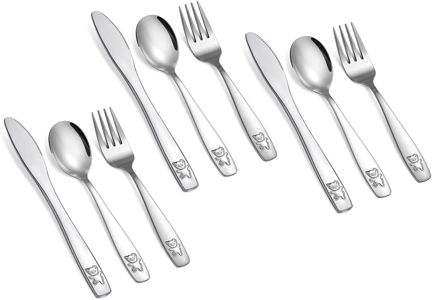 Pimoys Kids Flatware Set 9-Piece - Safe Style