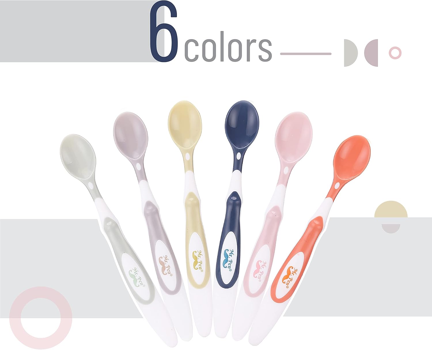 Safe Silicone Baby Spoon Set