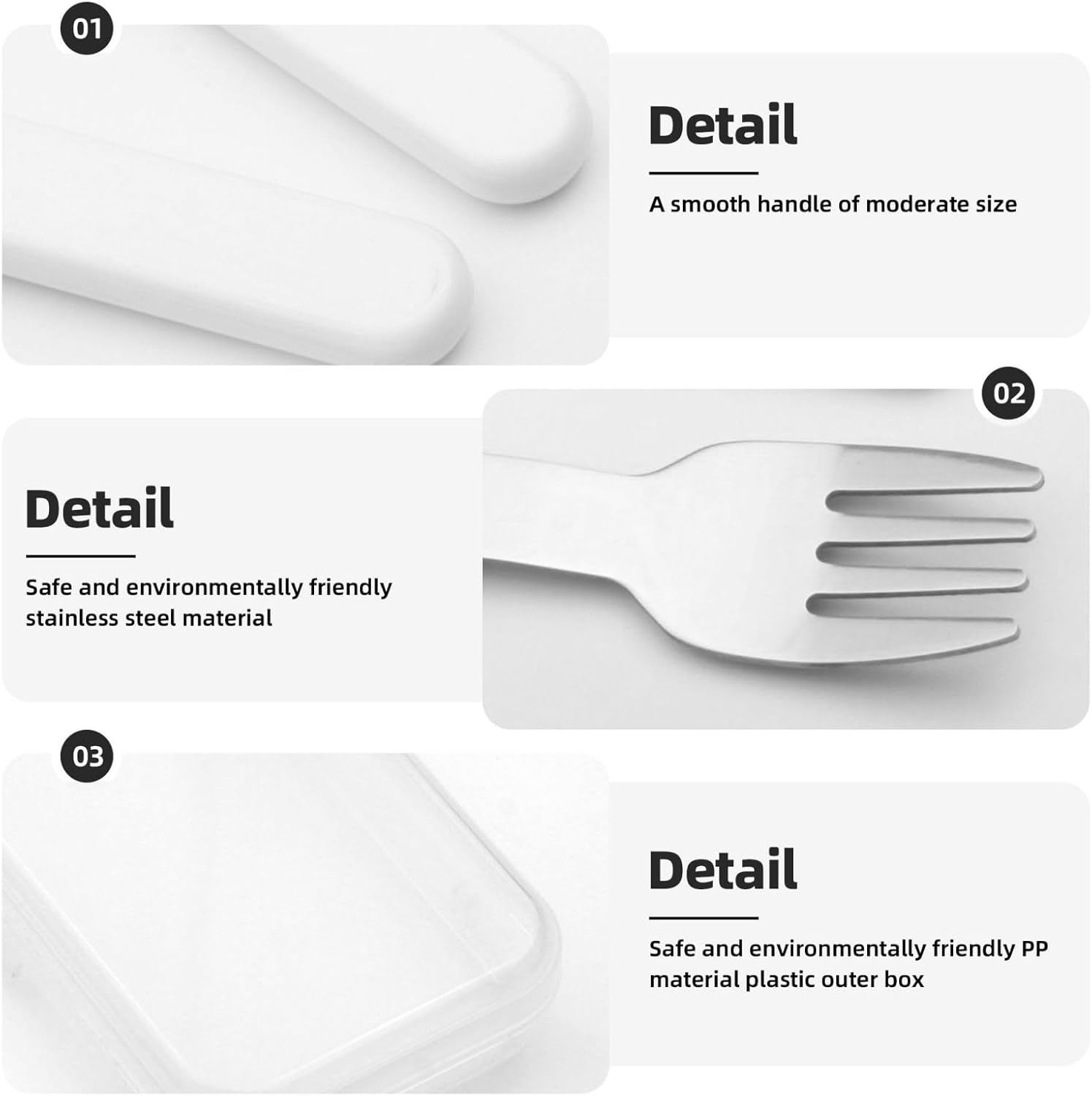 Cute Animal Fox Flatware Set with Carry Case