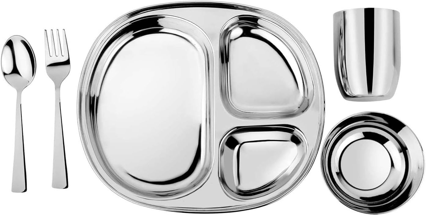 Ahimsa Kids Plate Set - Safe for Kids Redistribution