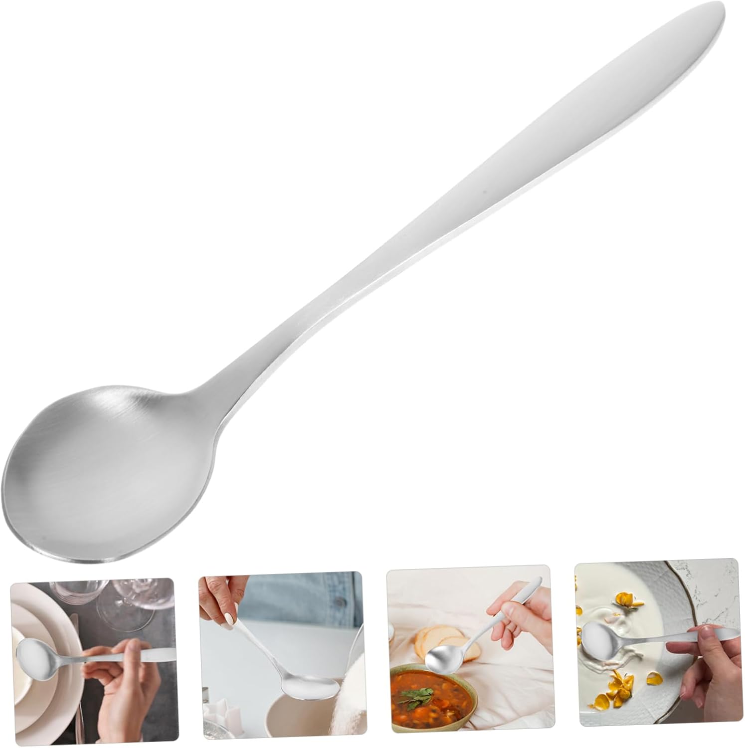 Luxshiny Curved Ergonomic Feeding Spoon