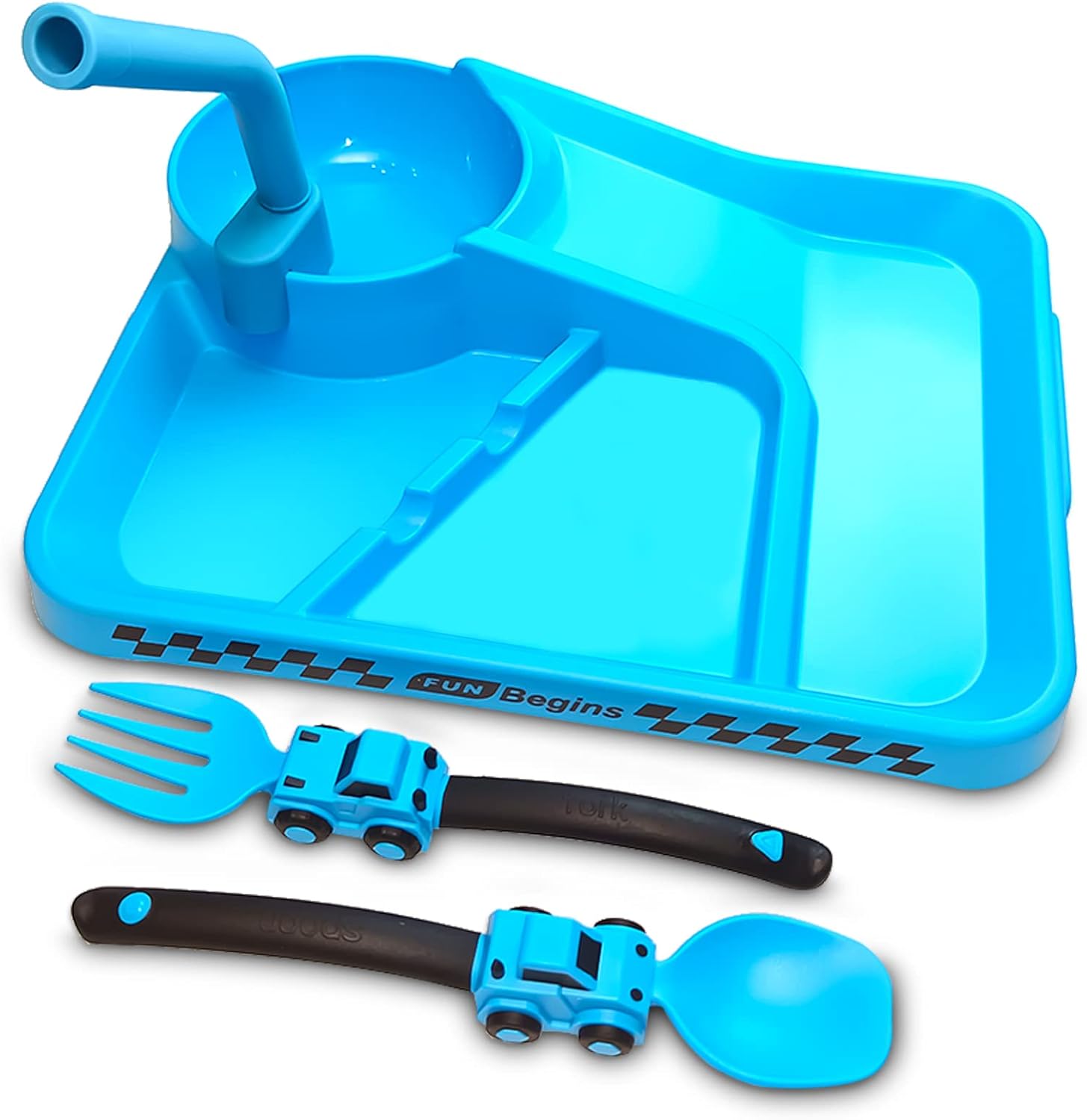 Construction Fun Toddler Plate Set Perfect for Birthdays and Stocking Stuffers