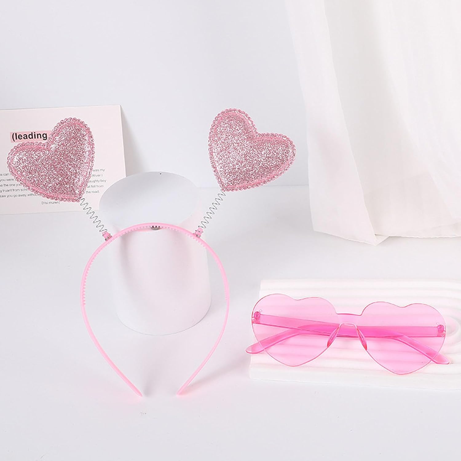 Heart Headband Sunglasses Set Valentines Day Special Offer