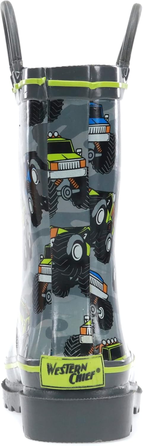 Western Chief Unisex-Child Waterproof Printed Rain Boot Chef