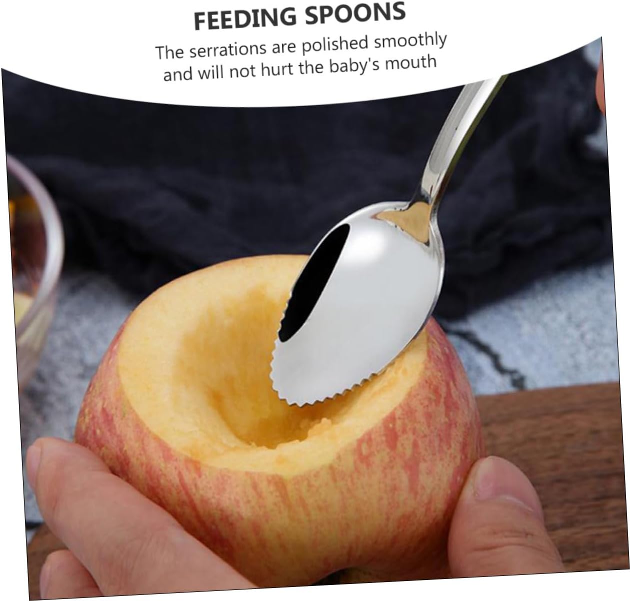 Sturdy Spoons Set for Kids Adults