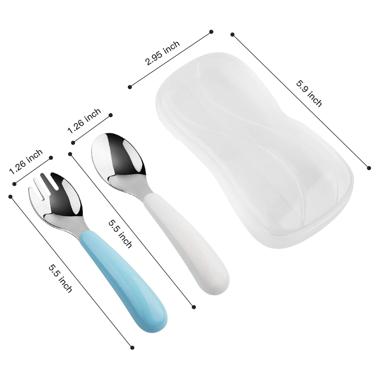 Kirecoo Toddler Utensils Set