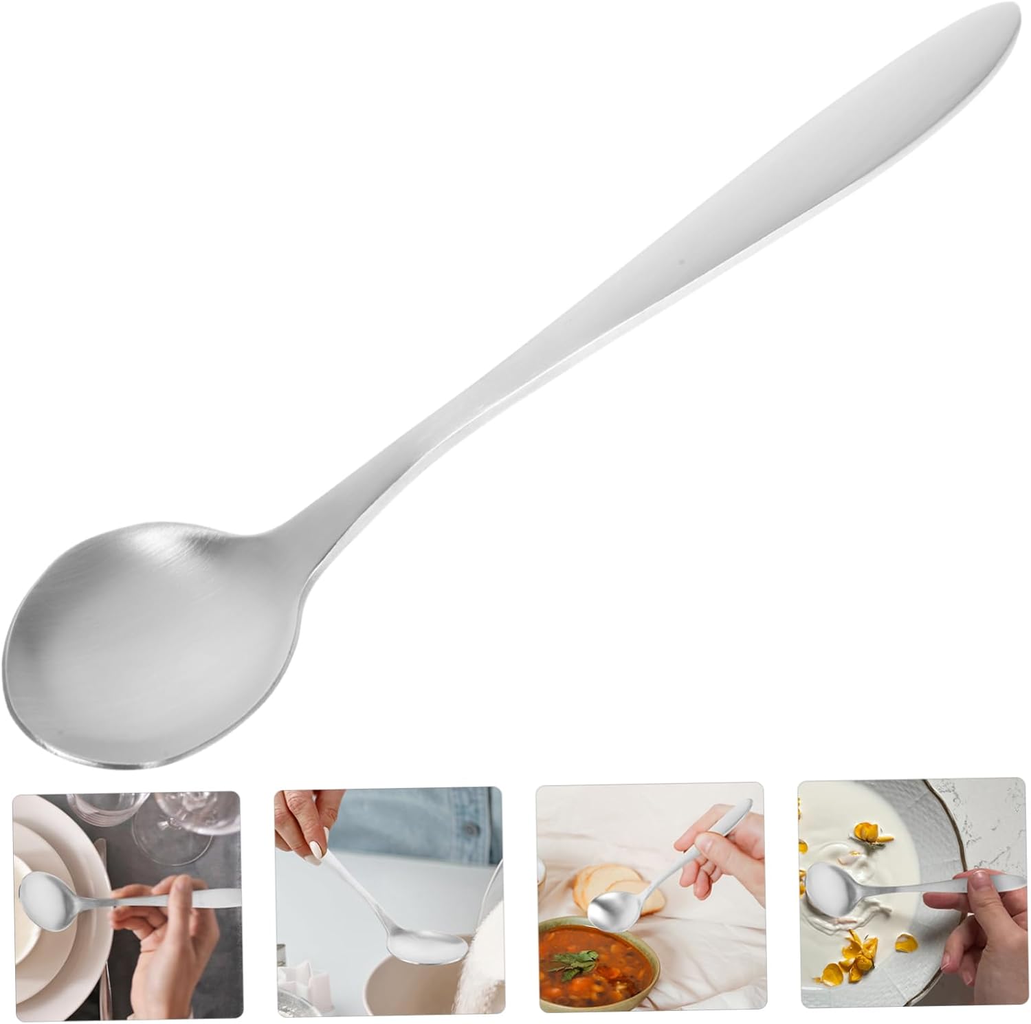 Zerodeko Ergonomic Feeding Spoon - Perfect for Babies Elders and Seniors