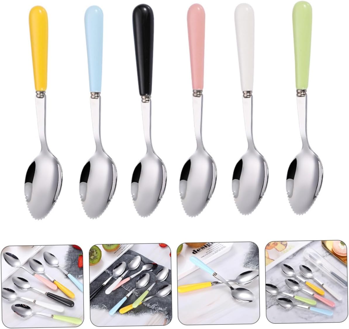 Sturdy Multi-Purpose Fruit Spoons Set