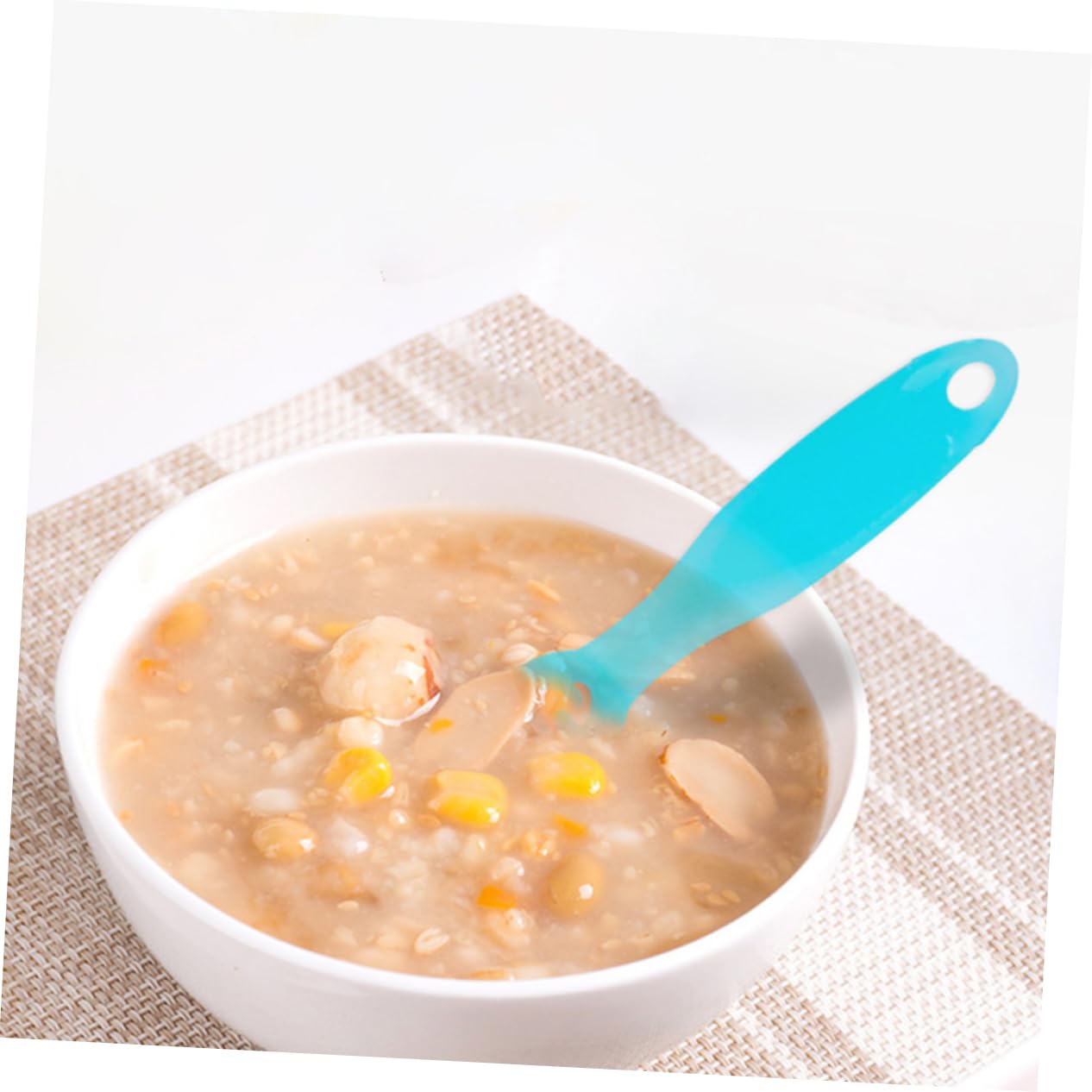 RORPOIR Safe Silicone Utensils Trainer Spoons for 1 Year Old