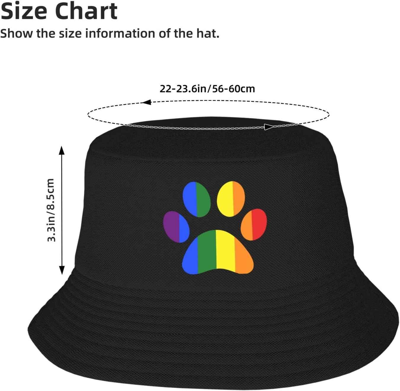LGBT Pride Bucket Hat - Unisex Beach Travel Essentials