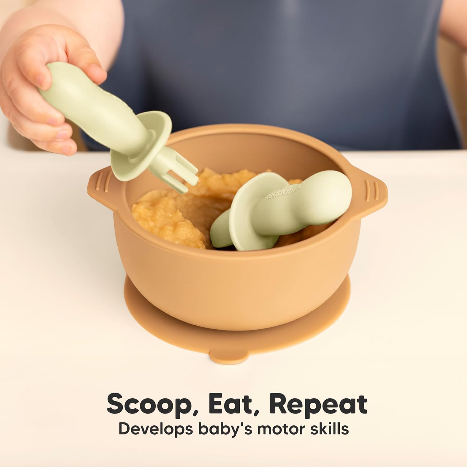 Perfect for 6-12 Month Baby BLW Self-Feeding Set