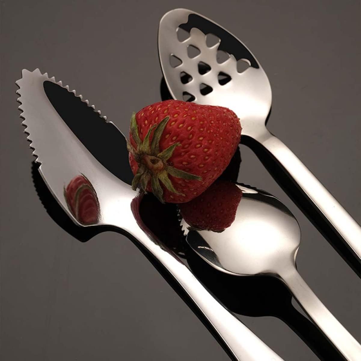 3pc mud scraping spoon grapefruit curved drink spoons infant kitchen supply