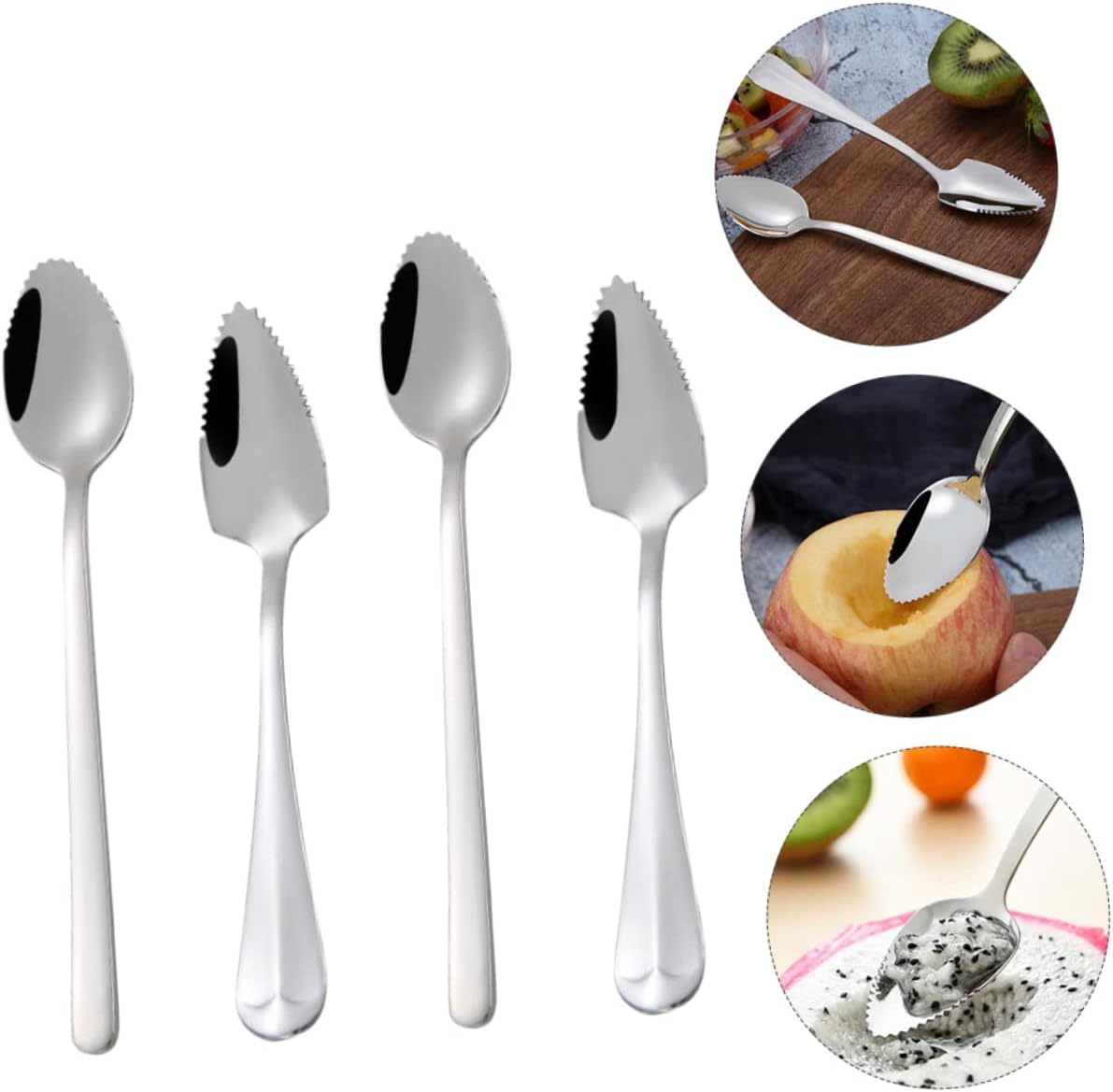 Sturdy Spoons Set for Kids Adults