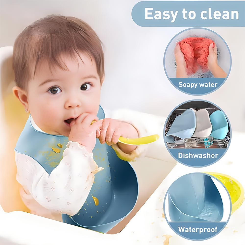 Durable Silicone Baby Feeding Set for Supervised Feeding