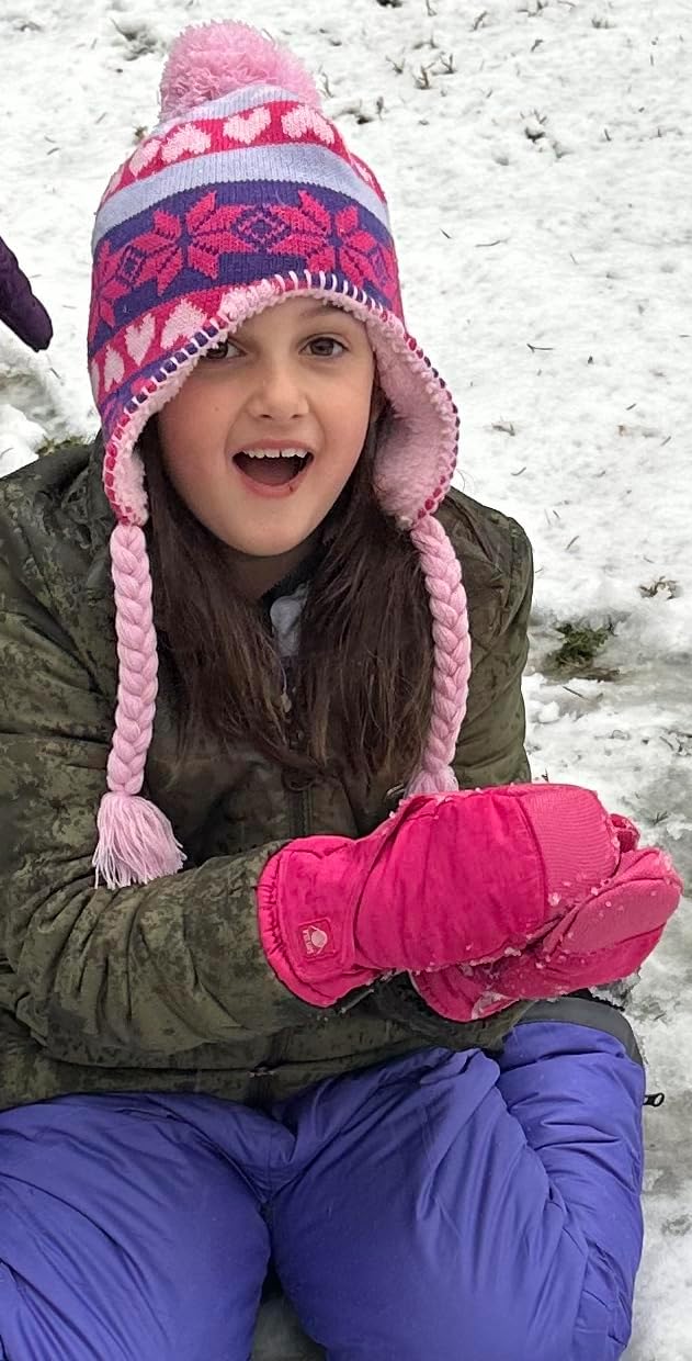 NIce Caps Kids Waterproof Snow Mittens Warm Snow-Proof for Winter