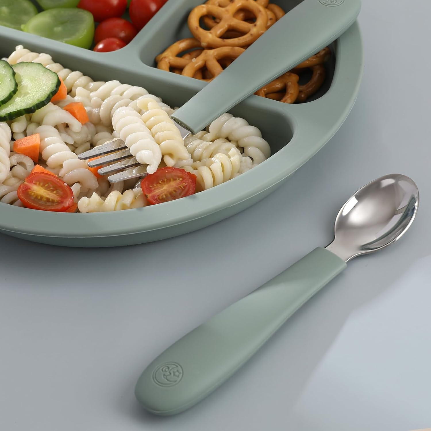 Coix Foam Silky ABS Toddler Flatware Set