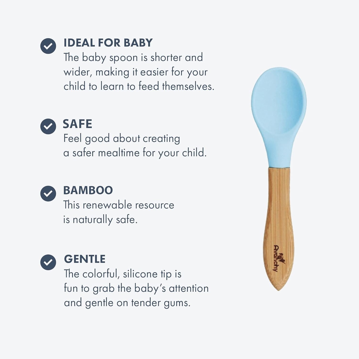 Perfect Rainbow Baby Spoon Set for Training Serving