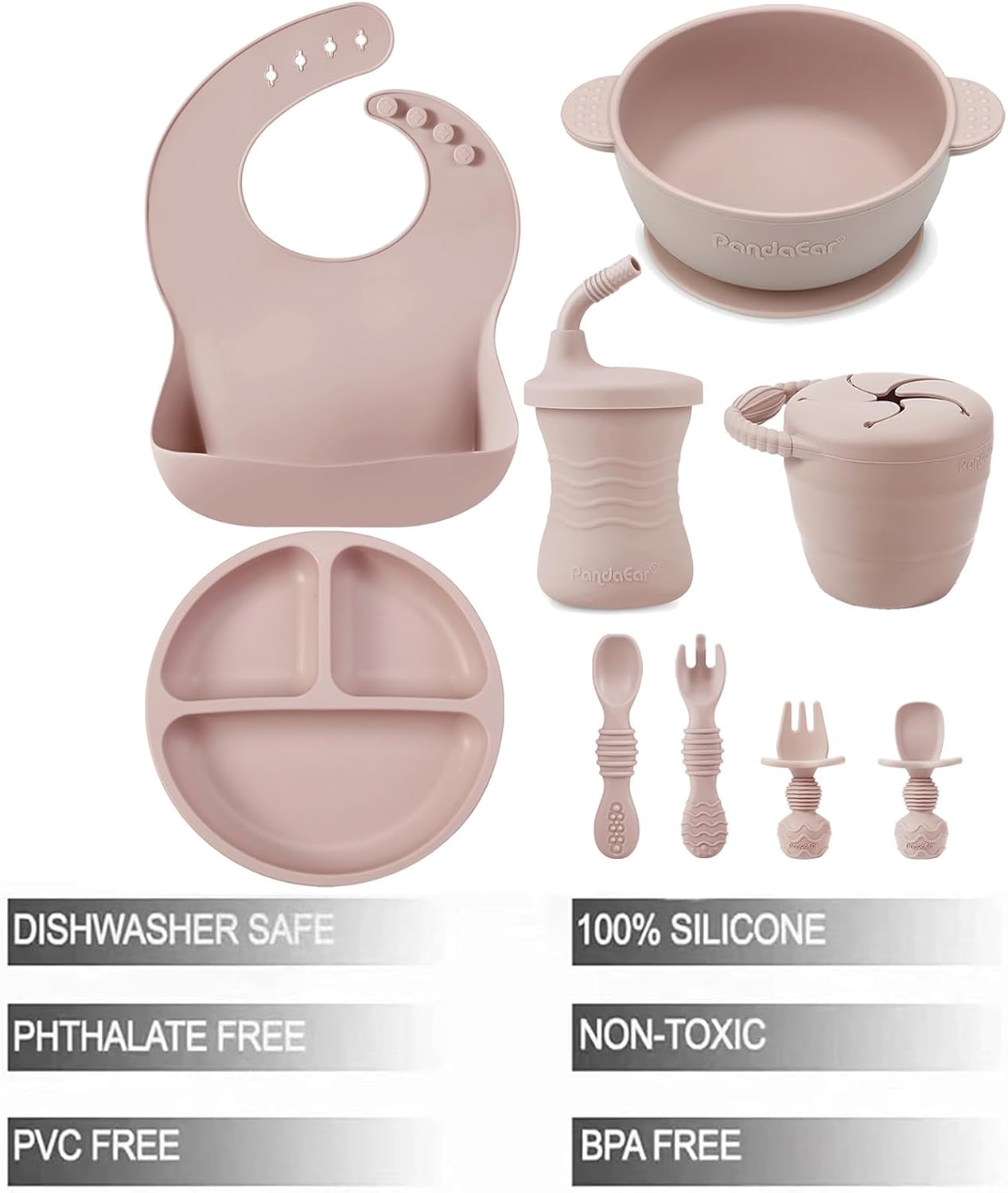 Perfect Silicone Baby Feeding Set for Independency