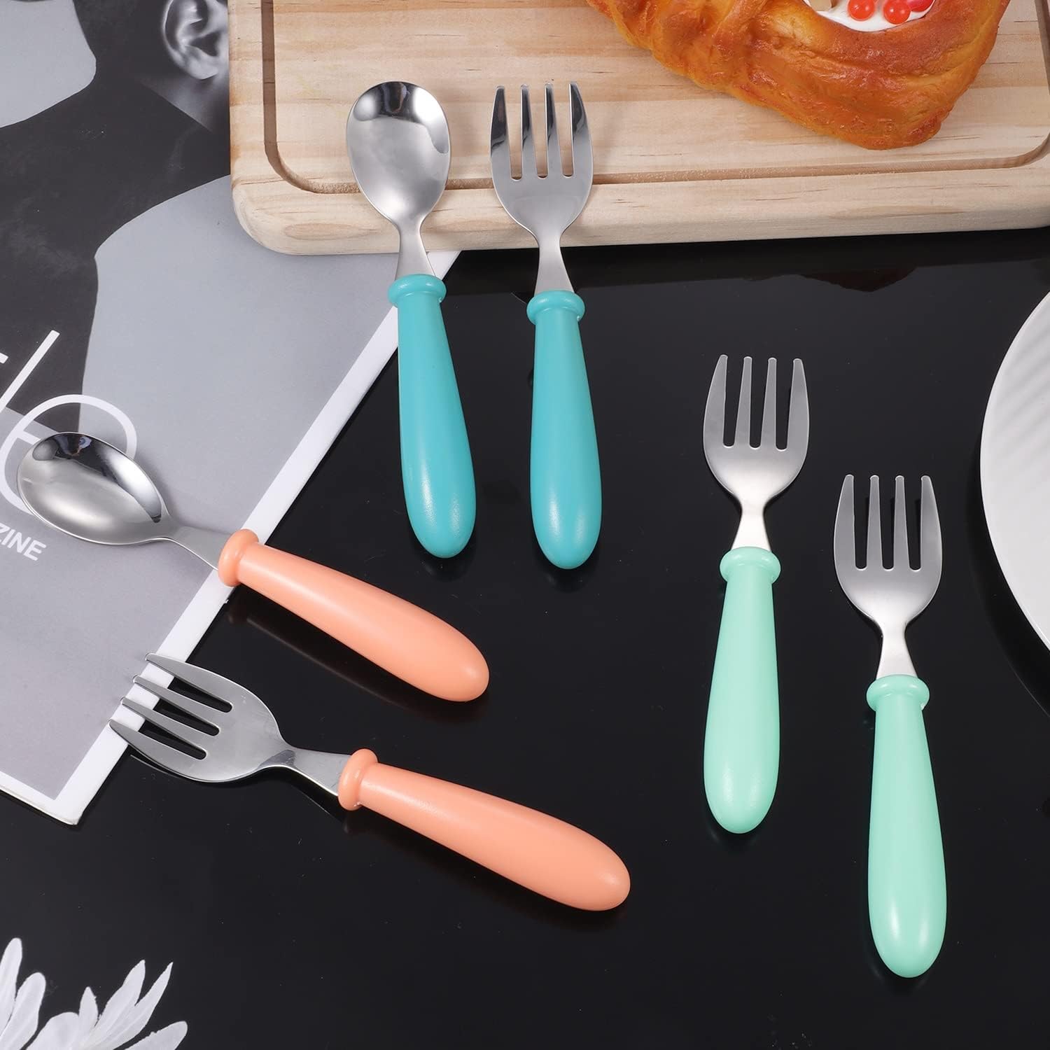 Sturdy 12-Piece Toddler Flatware Set