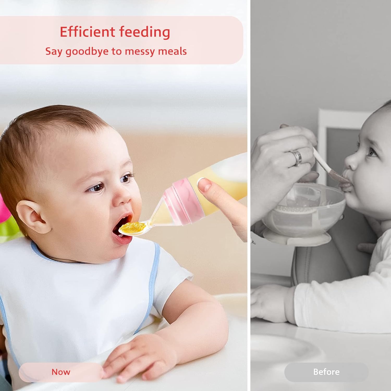 Termichy Baby Food Dispenser - Ergonomic Feeding Tool for Babies