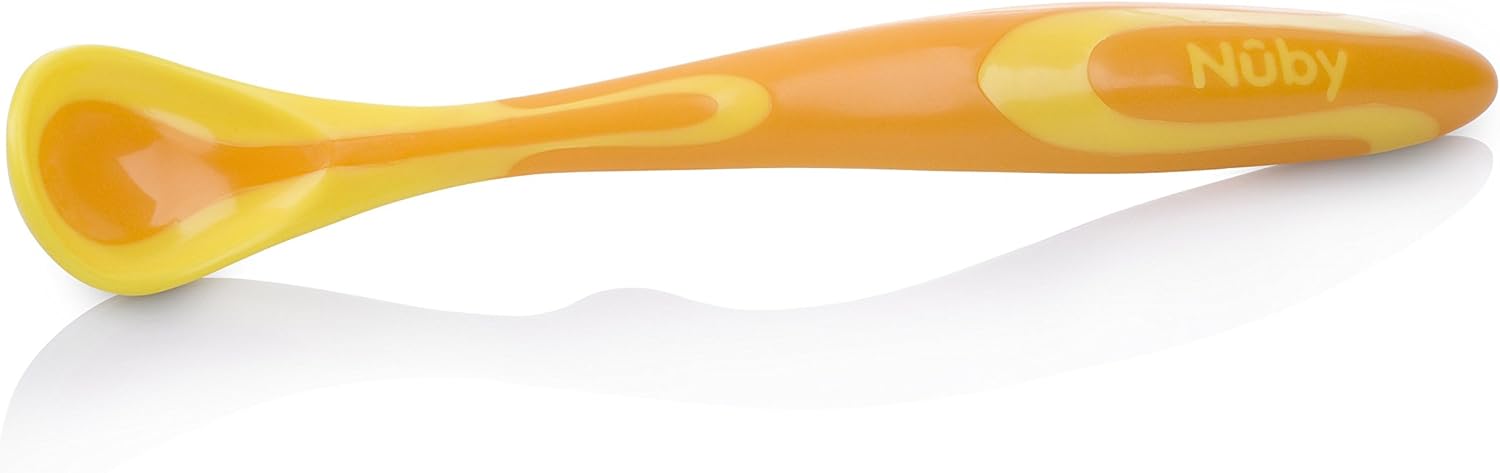 Nuby 6 Piece Fun Feeding Spoons - Safe Durable and Fun for Babies