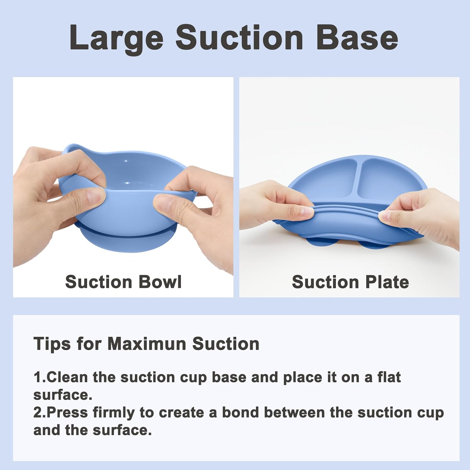 Munlinder Silicone Baby Feeding Set Perfect for Transitioning to Solid Food