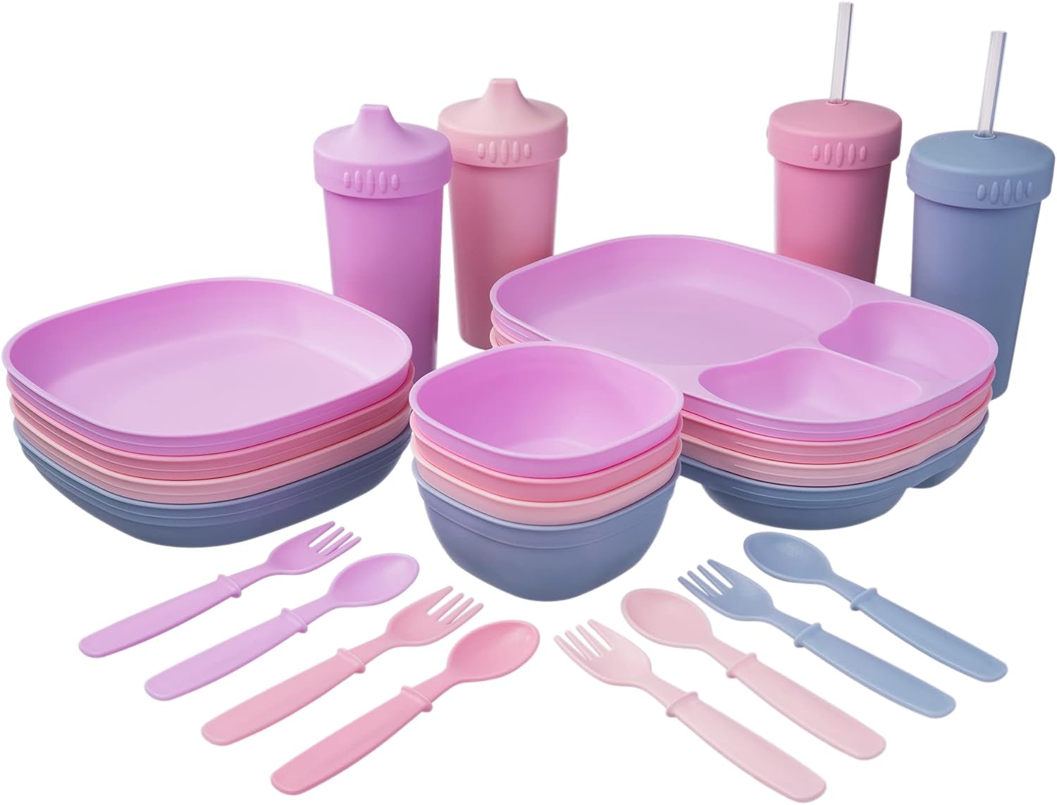 MightyMoe Blossom Dinnerware Set 28PCS 4Plays