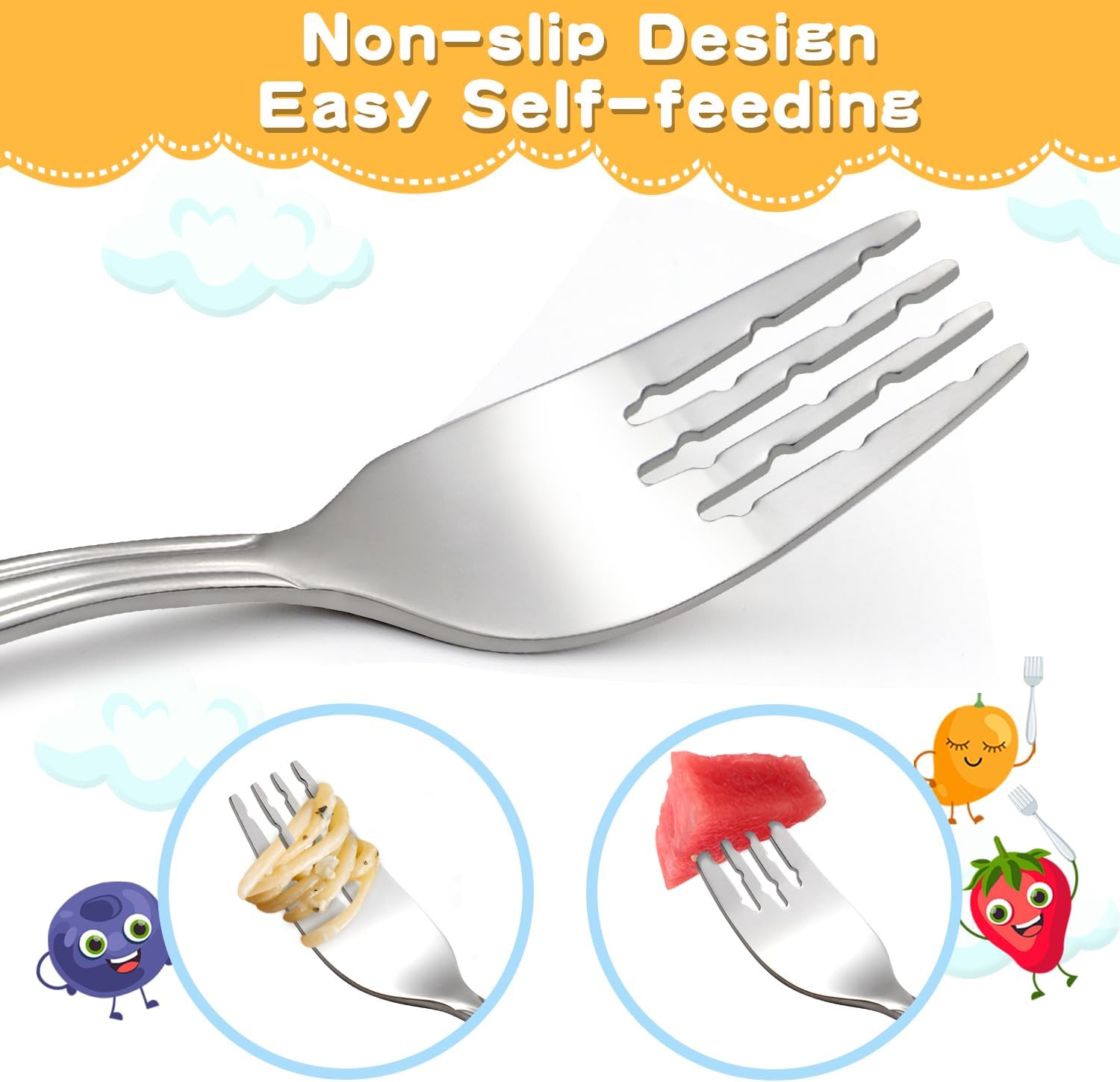 Fun Safe and Durable Toddler Flatware Set Perfect for Every Meal