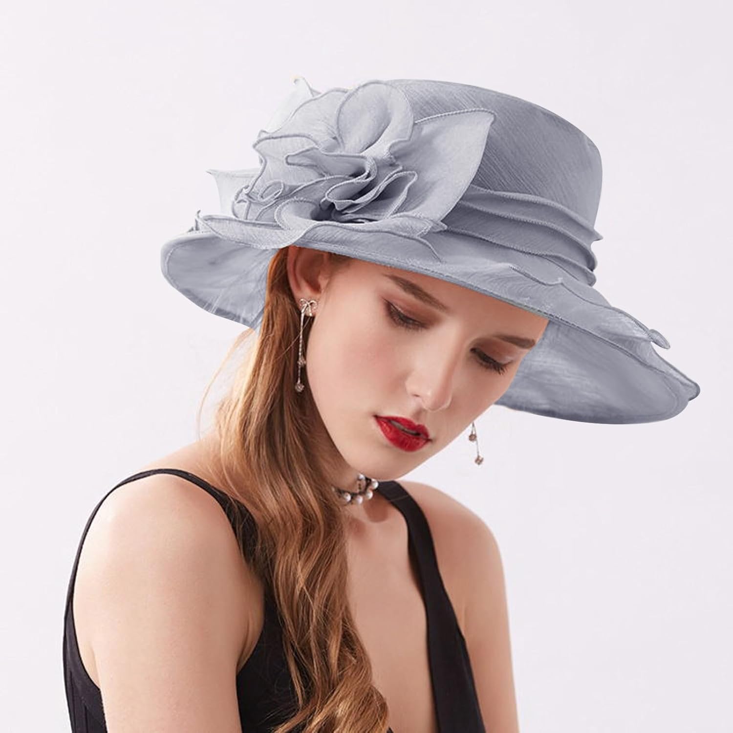 Light Blue Fascinators for Women and Toddlers