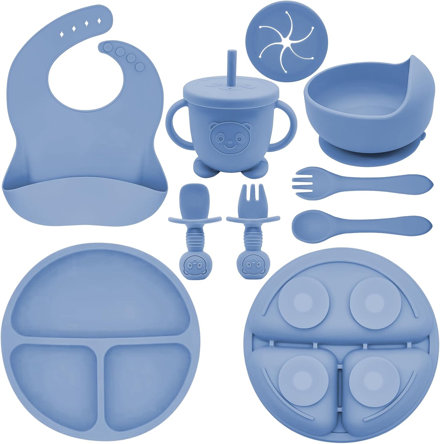 Munlinder Silicone Baby Feeding Set Perfect for Transitioning to Solid Food