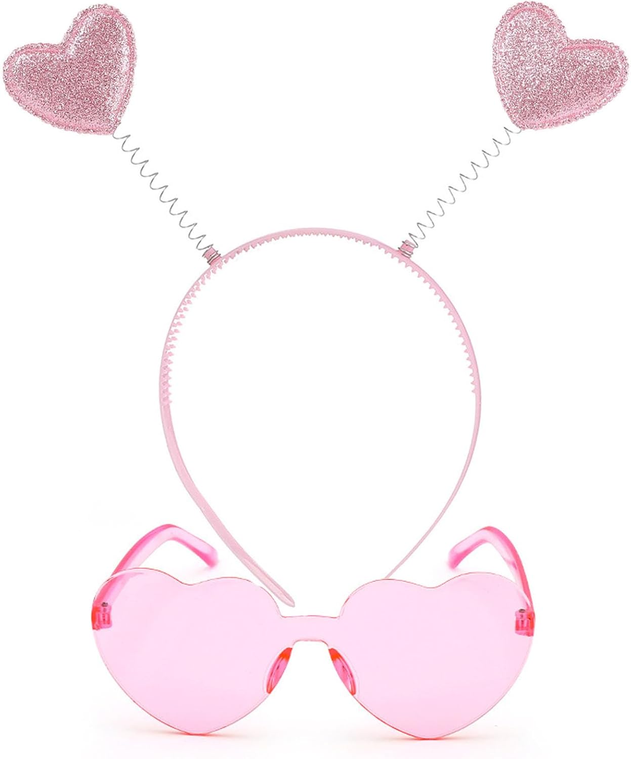 Heart Headband Sunglasses Set Valentines Day Special Offer