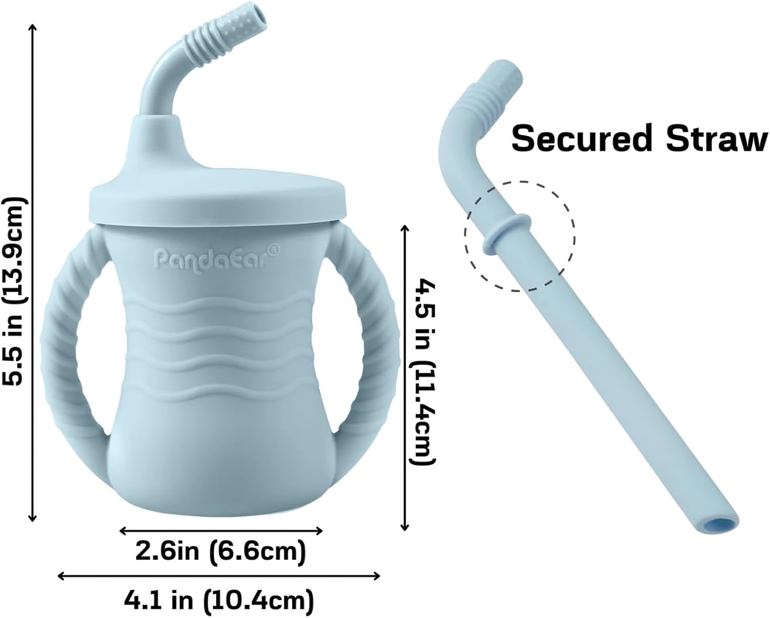 PandaEar Silicone Baby Feeding Set Self-Feeding Complete Kit for Independency