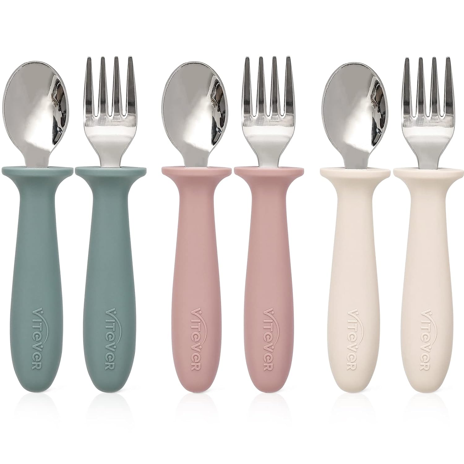 6-Piece Toddler Utensils Set for Preschoolers