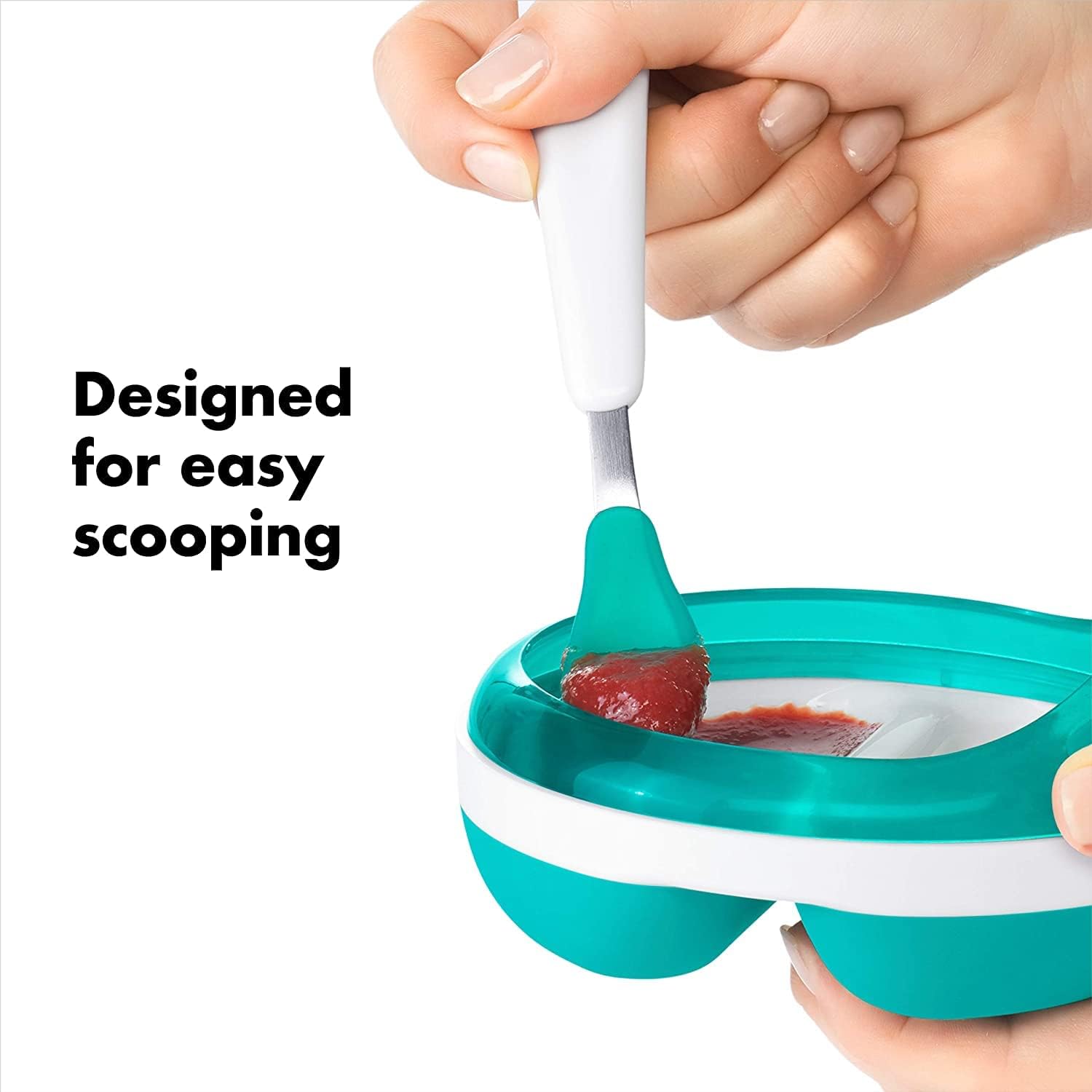 OXO Tot Feeding Spoon Set - Soft Silicone for Growing Babies
