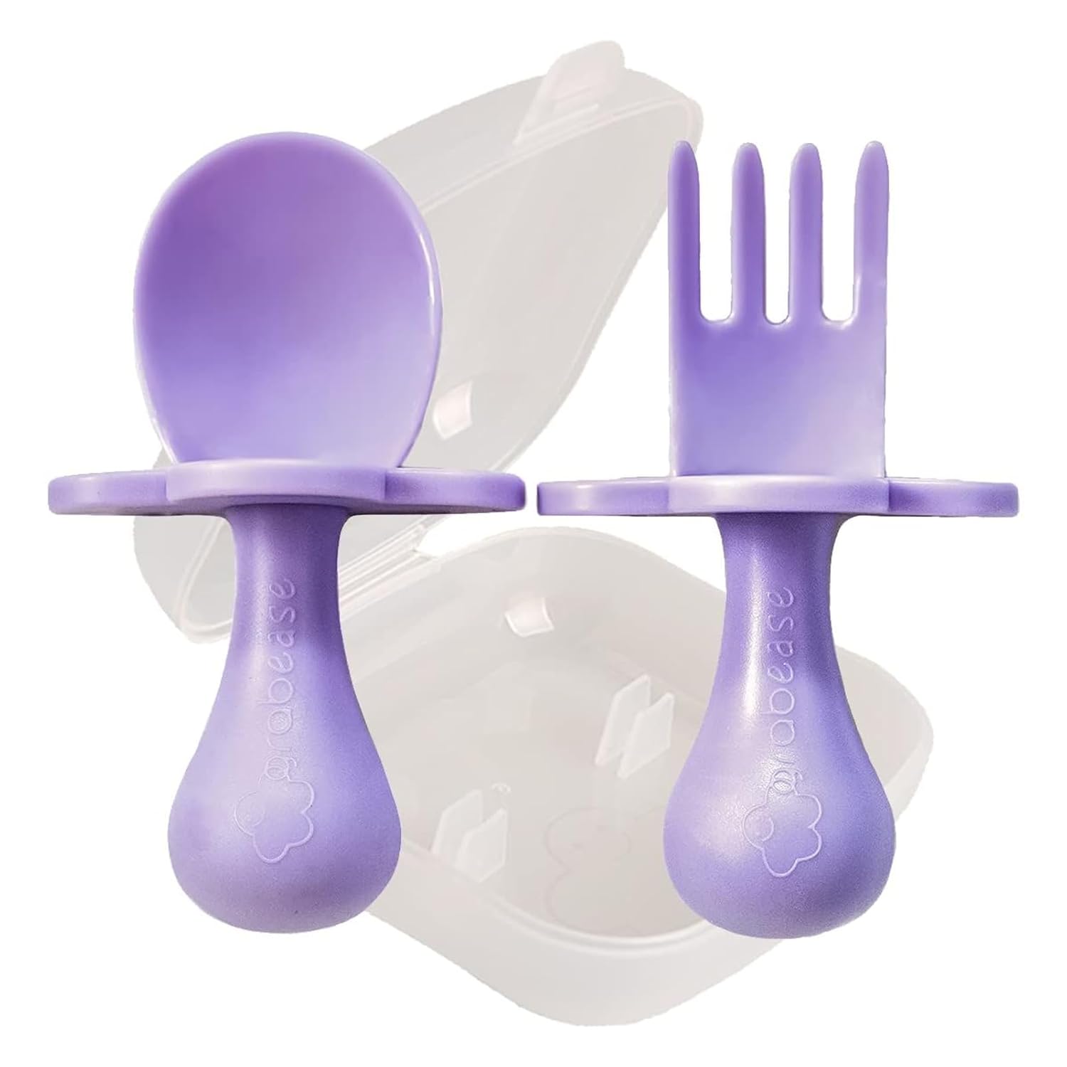 Grabease Toddler Baby Feeding Utensils Set - 1 Set for Mealtimes