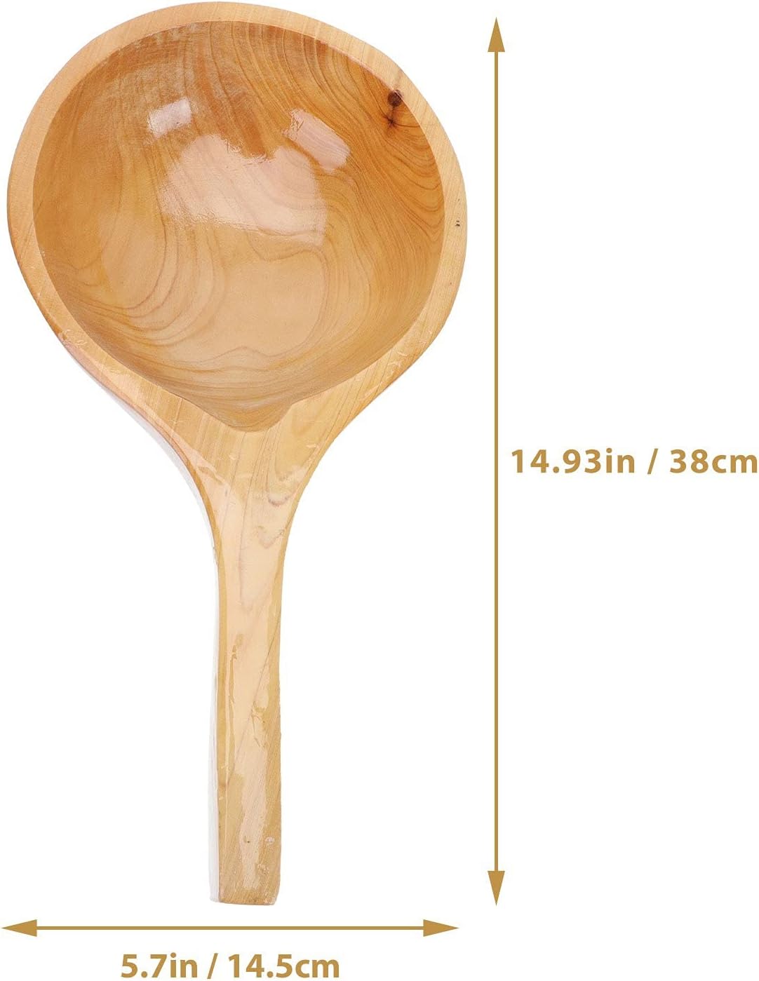 NPQPNAFC Solid-Wood Water Scoop