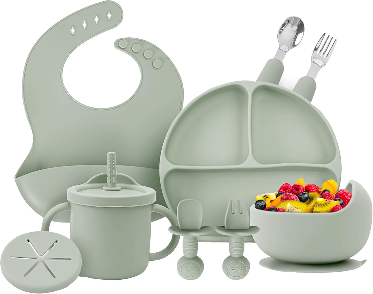 Our Wonder Station 11-Piece Baby Feeding Set